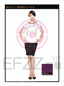 桑拿水療會(huì)所前臺(tái)服務(wù)員制服203