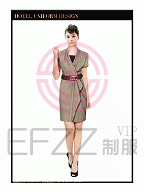 桑拿水療會(huì)所前臺(tái)服務(wù)員制服204