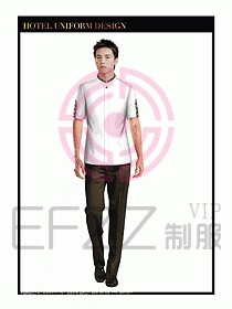 桑拿水療會所前臺服務員制服208