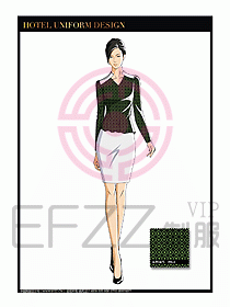 桑拿水療會(huì)所前臺(tái)服務(wù)員制服220