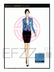 桑拿水療會所前臺服務員制服227