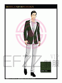 桑拿水療會所前臺服務(wù)員制服223