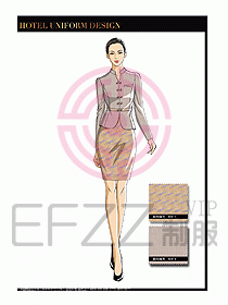 桑拿水療會所前臺服務員制服241