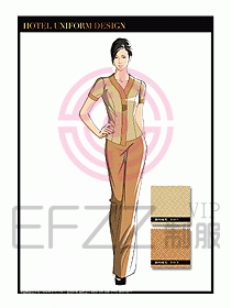 SPA按摩技師制服設(shè)計(jì)圖952