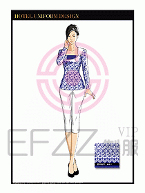 SPA按摩技師制服設(shè)計(jì)圖981