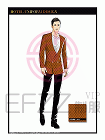 桑拿SPA咨客迎賓制服設(shè)計(jì)323