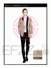 桑拿SPA咨客迎賓制服設(shè)計(jì)332