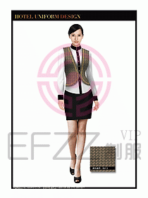 酒店西餐服務(wù)員制服設(shè)計(jì)922