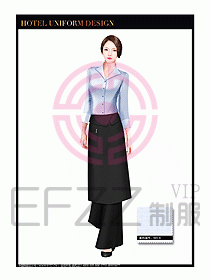 酒店西餐服務(wù)員制服設(shè)計(jì)936
