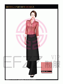 酒店西餐服務(wù)員制服設(shè)計937