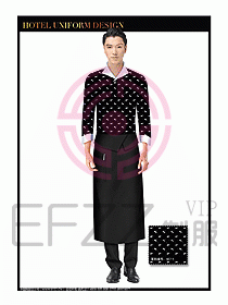 酒店西餐服務員制服設計933