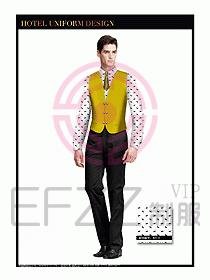 酒店西餐服務(wù)員制服設(shè)計(jì)938