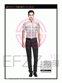 酒店西餐服務(wù)員制服設(shè)計946