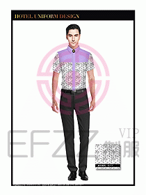 酒店西餐服務(wù)員制服設(shè)計(jì)944