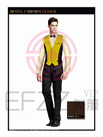 酒店西餐服務(wù)員制服設(shè)計952