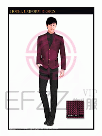 酒店西餐服務(wù)員制服設(shè)計(jì)966