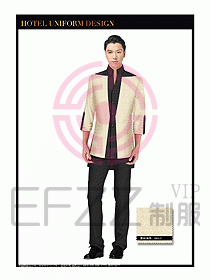 酒店西餐服務(wù)員制服設(shè)計969