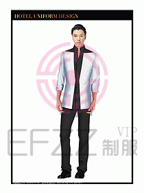 酒店西餐服務(wù)員制服設(shè)計(jì)968