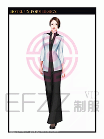 酒店西餐服務(wù)員制服設(shè)計(jì)971