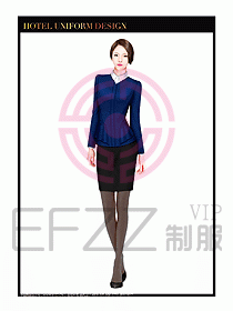 酒店西餐服務(wù)員制服設(shè)計986