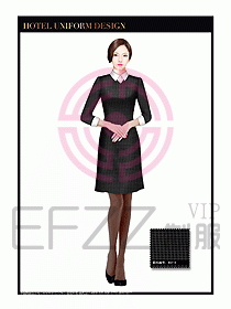 酒店西餐服務(wù)員制服設(shè)計(jì)987