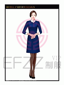 酒店西餐服務(wù)員制服設(shè)計(jì)989