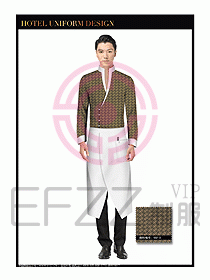 酒店西餐服務(wù)員制服設(shè)計(jì)992