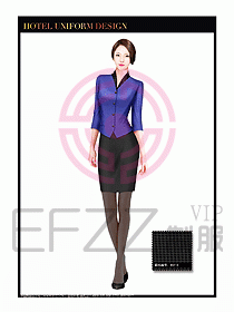 酒店西餐服務(wù)員制服設(shè)計(jì)1002