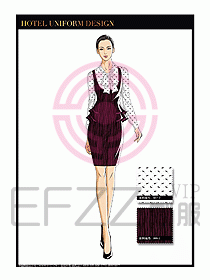 酒店西餐服務(wù)員制服設(shè)計(jì)1010