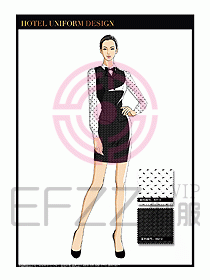 酒店西餐服務(wù)員制服設(shè)計1015