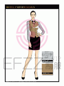 酒店西餐服務(wù)員制服設(shè)計1016