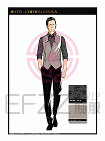 酒店西餐服務(wù)員制服設(shè)計(jì)1024