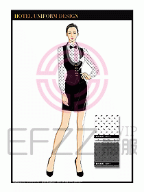 酒店西餐服務(wù)員制服設(shè)計(jì)1028