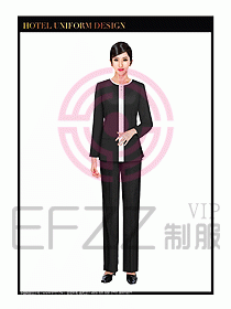 酒店制服客房服務員工衣設計396