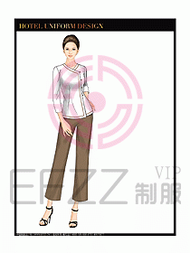 酒店制服客房服務(wù)員工衣設(shè)計(jì)414
