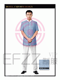 酒店制服客房服務員工衣設計425