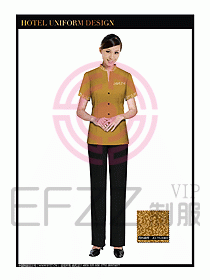 酒店制服客房服務(wù)員工衣設(shè)計(jì)432