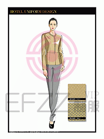 酒店制服客房服務(wù)員工衣設(shè)計(jì)436