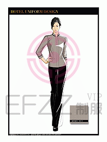 酒店制服客房服務(wù)員工衣設(shè)計440