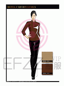 酒店制服客房服務(wù)員工衣設(shè)計(jì)442