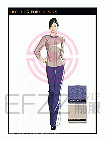 酒店制服客房服務(wù)員工衣設(shè)計(jì)451