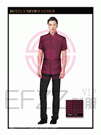 酒店服裝中餐服務(wù)員制服設(shè)計1393