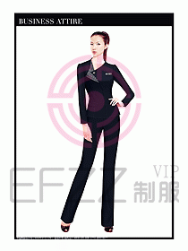 職業(yè)空姐裝制服設(shè)計(jì)圖497