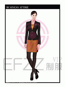 職業(yè)空姐裝制服設(shè)計圖504