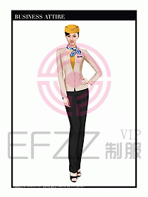 職業(yè)空姐裝制服設(shè)計(jì)圖512