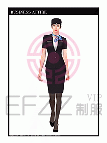 職業(yè)空姐裝制服設(shè)計圖515