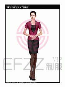 職業(yè)空姐裝制服設(shè)計(jì)圖524