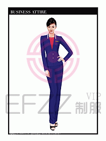 職業(yè)空姐裝制服設(shè)計(jì)圖535