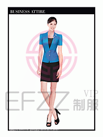 職業(yè)空姐裝制服設計圖542