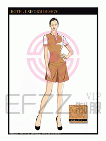 SPA水療會(huì)所服務(wù)員服裝設(shè)計(jì)363